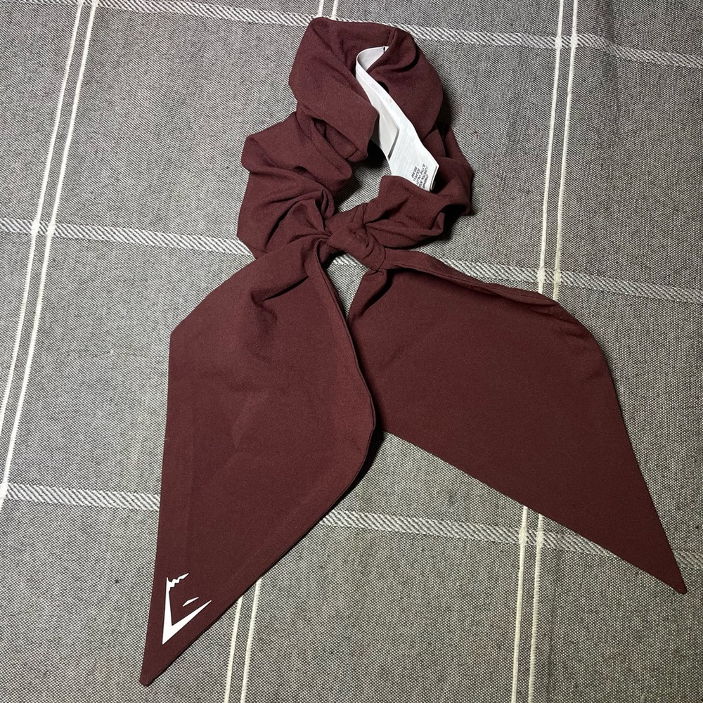 Gymshark Brown Bow Scrunchie